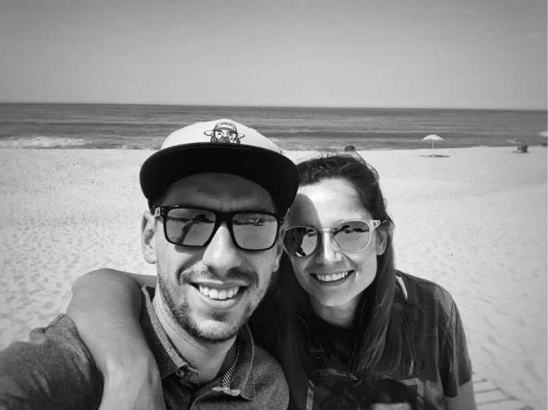 Julian Freund with his partner in crime Cornelia